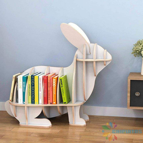 Chiquitos Creative Kids Bookshelf animal RABBIT preschool furniture floor decoration shelf book stand library bookcases