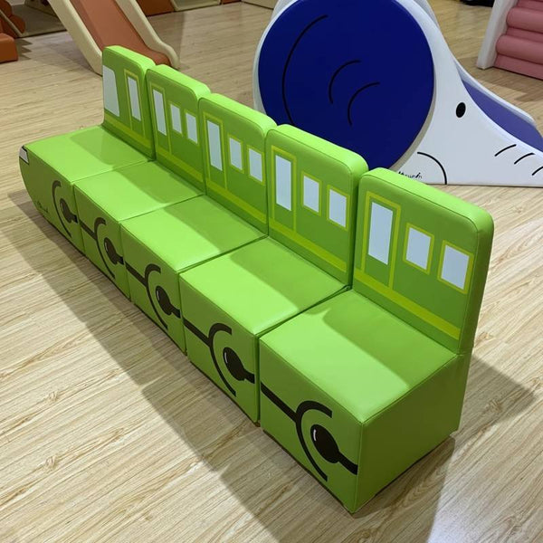 Chiquitos High Speed Rail Modular Combination Kindergarten Small Sofa Education Reading Area Children'S Soft Bag Seat Fence