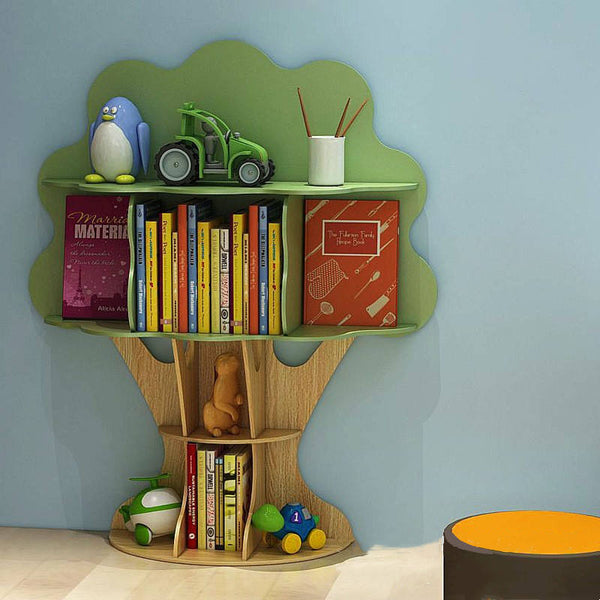 Chiquitos 3D Tree Bookshelf Wooden Book Storage Shelf for Children's Library Bookstore Reading Center Hot Sale Furniture Store