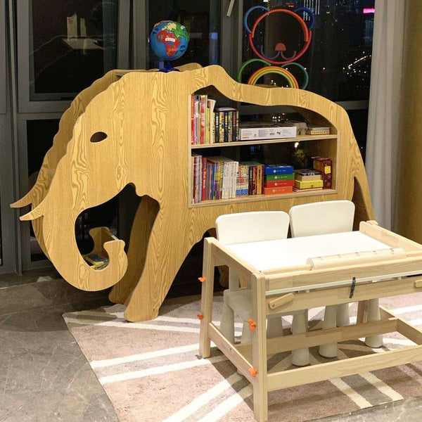 Chiquitos Book Shelf Wood Montessori Furniture Clearance Wholesale Modern Children Friendly Bookshelves kids library furniture