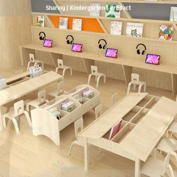 Chiquitos Kid Preschool Daycare Furniture For Creche Nursery Wooden Table Chair Set Kindergarten Furniture kindergarten supplies