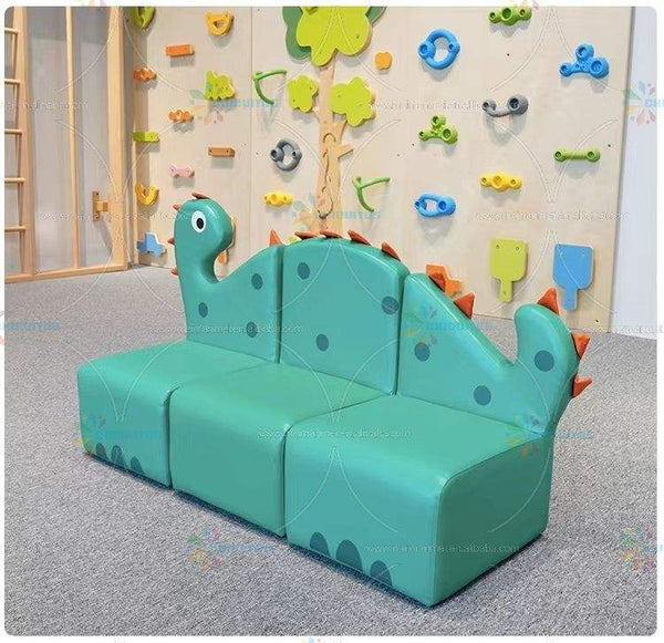 Chiquitos Children's Kindergarten Sofa Bench Leisure Hall Corner Bench Cartoon Chair Card Seat Reading Rest Area Table and Chair