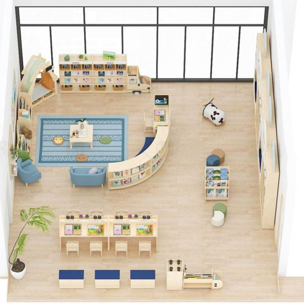 Chiquitos' Imaginative Beginnings Playful Preschool Classroom Furniture Package for Kids Children Customizable for Kindergarten