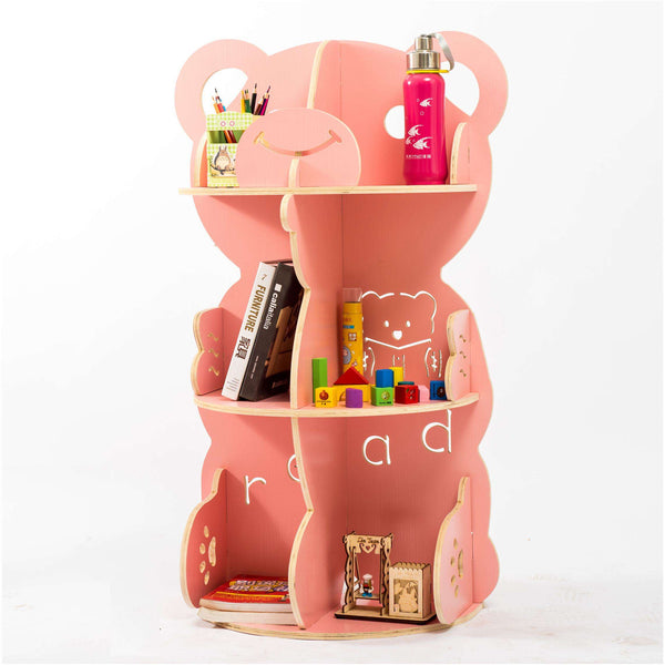 Chiquitos Creative Bookshelves Wooden For Home Montessori Bulk Nordic Children'S Bookshelf Bear shaped bookshelf