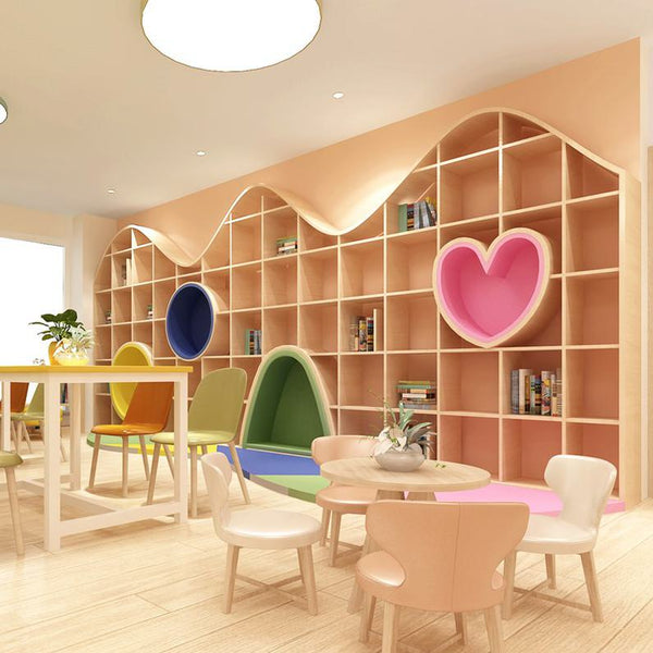Chiquitos Creative Bookshelves Latest Rotating Popular Storage Book Rack Luxury Furniture Gold Wooden Oem/Odm Book Shelf Door